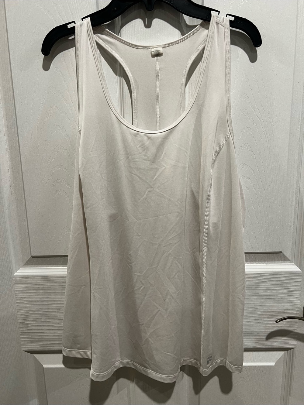 Fila White Racerback Tank Top